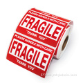 Handling Stickers Custom design warning label Fragile label sticker Supplier